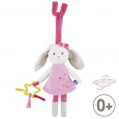 JOUET D'EVEIL LAPIN ROSE