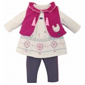ENSEMBLE 3 PIECES LEGGING FOLKLORE SUCRE D'ORGE