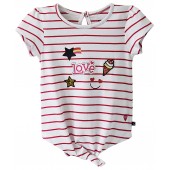 T SHIRT FILLE ADRIENNE - A NOUER - 2/8 ANS