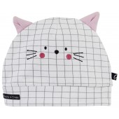 BONNET FILLE EN MOLLETON SUCRE D'ORGE