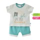 T-SHIRT ET SHORT INTERLOCK ENESS Sucre Orge