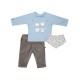 TSHIRT PANTALON BAVOIR MILES Sucre Orge