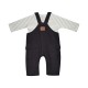 TSHIRT SALOPETTE MATHIS LONG BEBE Sucre Orge