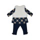 TUNIQUE PANTALON GILET SS MCHES FLORENCE Sucre Orge