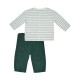 TSHIRT PANTALON MILAN MAILLE BEBE Sucre Orge