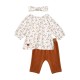 TUNIC PANTALON BANDEAU SAPHIR MAILLE  Sucre Orge