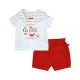 TSHIRT SHORT BAVOIR RONAN Sucre Orge
