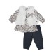 TUNIC JEGGING GILET SS MCHES PERLE Sucre Orge
