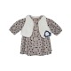 ROBE GILET SS MCHES PEPITA Sucre Orge