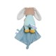 DOUDOU MOUCHOIR XL LAPIN VELOURS DOUX Sucre Orge