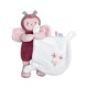 DOUDOU MOUCHOIR COCCINELLE SAVINA Sucre Orge
