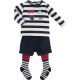 ENSEMBLE 3 PIECES SHORT MARINE/ROUGE Sucre Orge