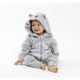 SURPYJAMA A CAPUCHE RAYE 2/8 ANS Sucre Orge