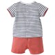 ENSEMBLE SHORT ET T-SHIRT RAYE BEBE Sucre Orge