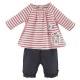 ENSEMBLE BEBE FILLE TUNIQUE ET PANTACOURT Sucre Orge