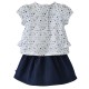 T-SHIRT ET JUPE SHORT MENTHE A L'EAU Sucre Orge