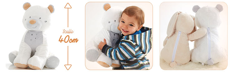 Grand doudou sucredorge, doudou bébé