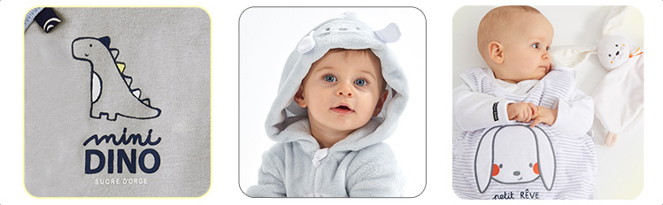 Surpyjama fille panda rose Sucre D'orge